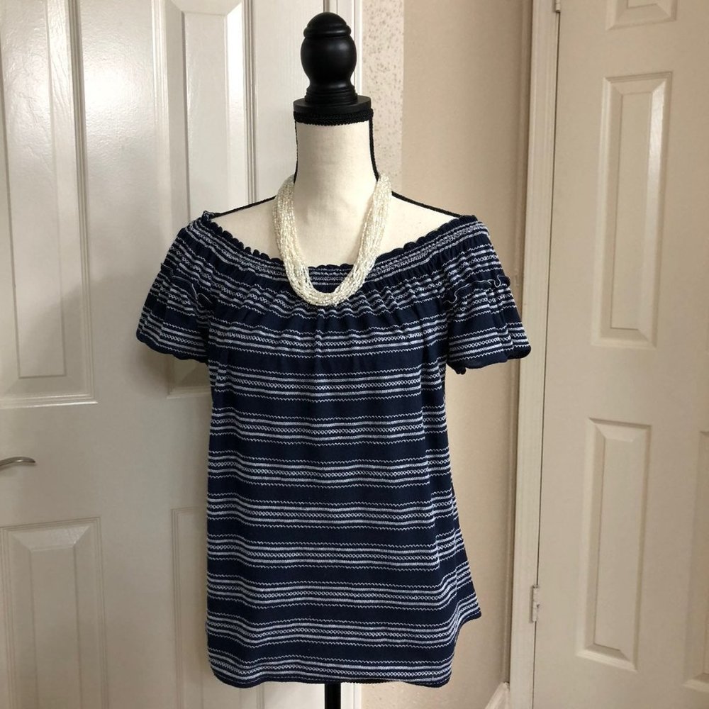 Max Studio Womens Peasant Top